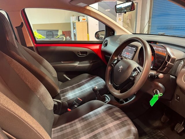 Peugeot 108 1.0 Active Hatchback Euro 6 72 WK19NAU Red #3