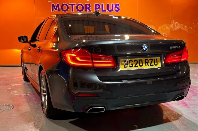 BMW 5 Series 2.0 520D Mht M Sport Saloon Hybrid BG20RZU Grey #2