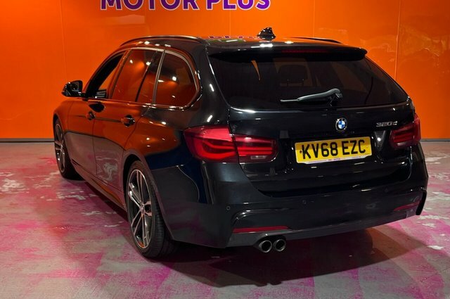 BMW 3 Series 2.0 320D M Sport Shadow Edition Touring KV68EZC Black #2