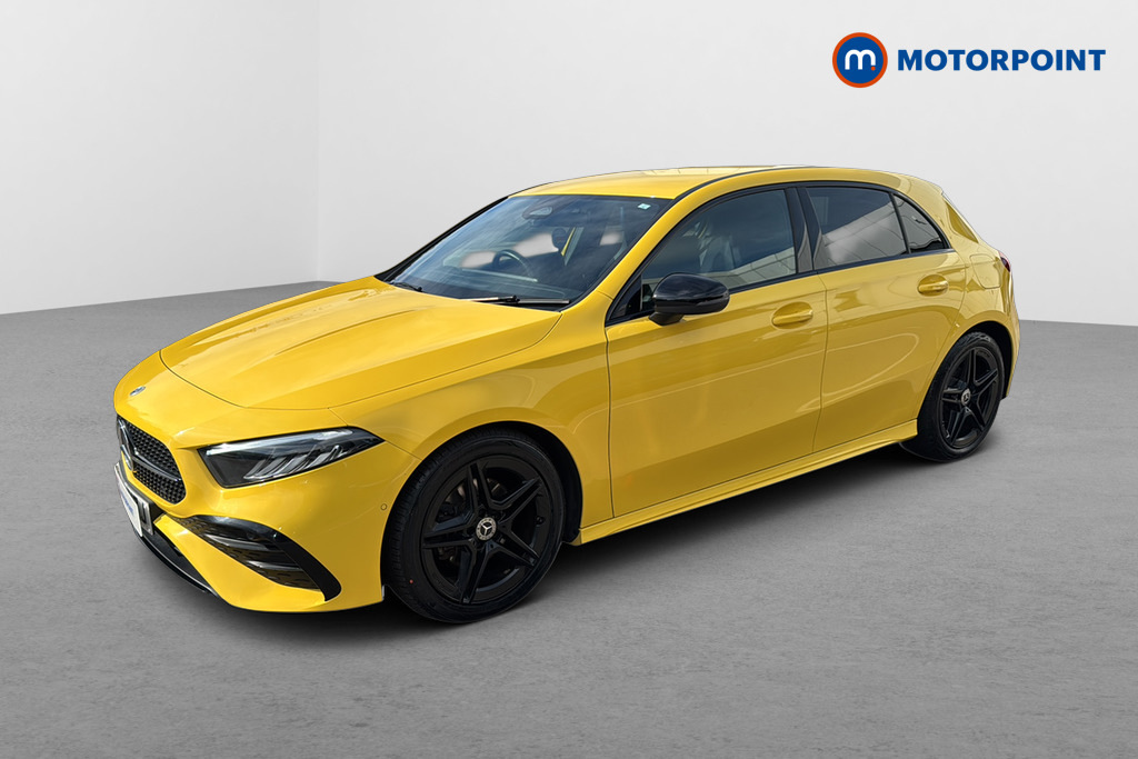 Mercedes-Benz A Class A200d Amg Line Premium KN23HZJ Yellow #3