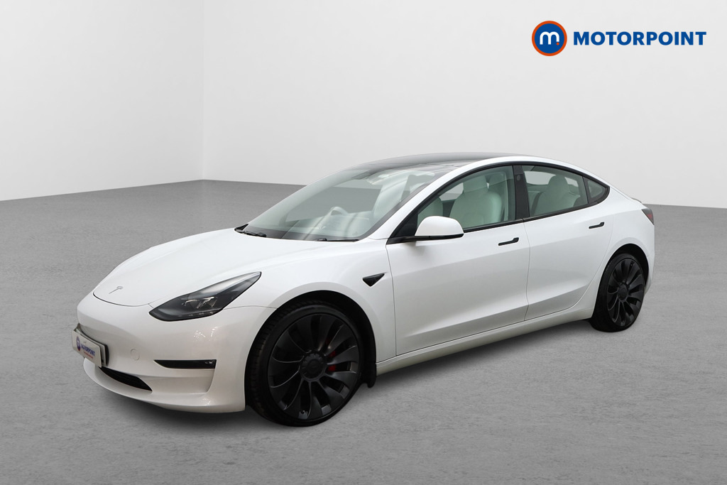 Tesla Model 3 Performance Awd Performance Upgrade White #3