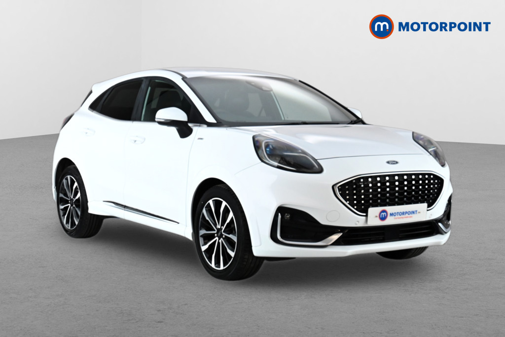 Ford Puma 1.0 Ecoboost Hybr Mhev 155 St-line Vignale Dct White