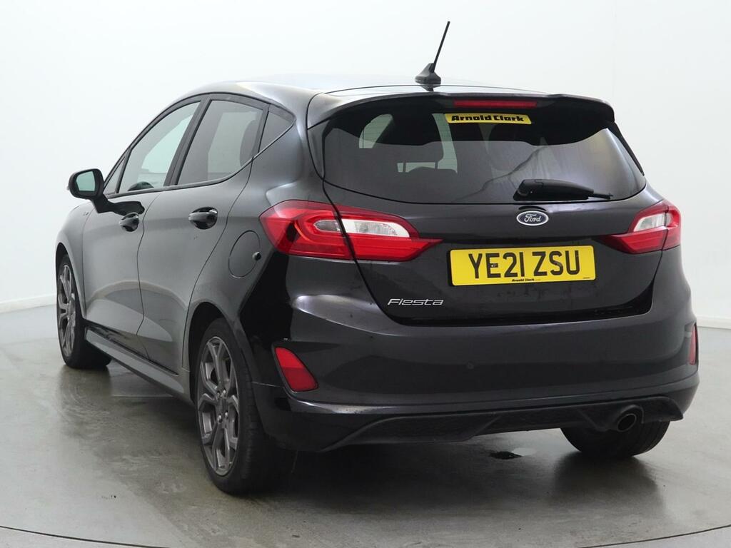 Ford Fiesta 1.0 Ecoboost 95 St-line Edition YE21ZSU Black #4