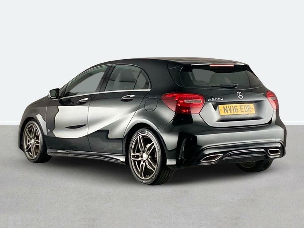 Mercedes-Benz A Class A200d Amg Line NV16EDR Black #5
