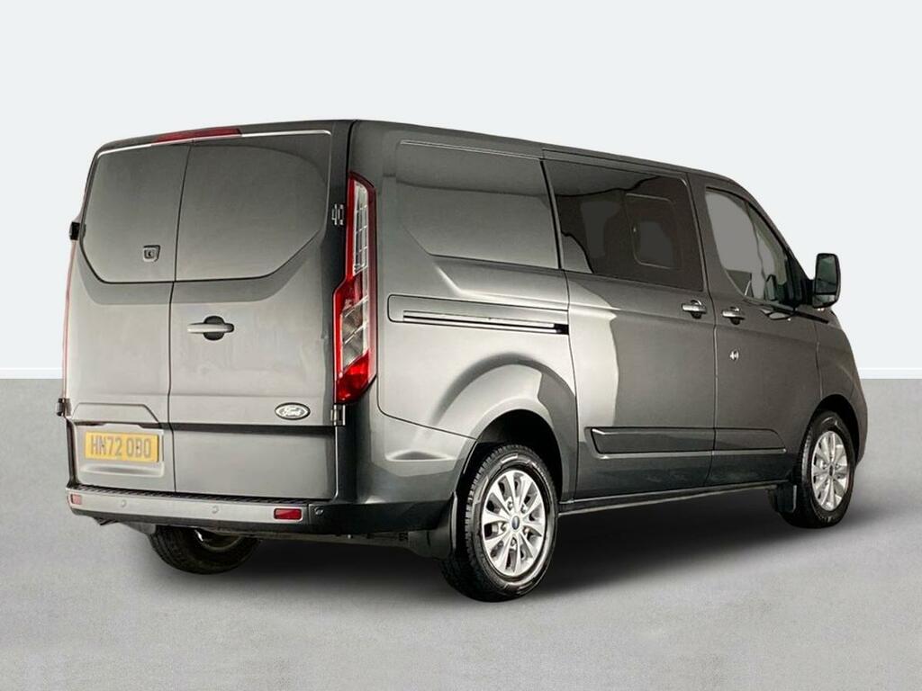 Ford Transit Custom 2.0 Ecoblue 130Ps Low Roof Dcab Limited Van HN72OBO Grey #3