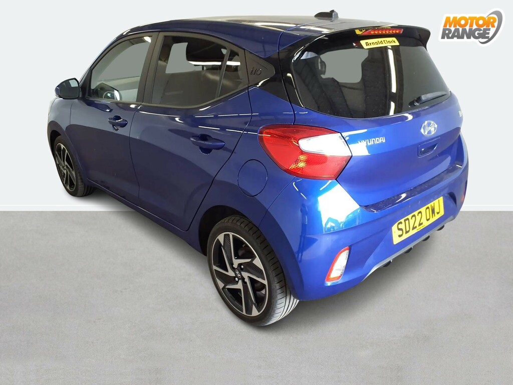 Hyundai I10 1.0 Premium Nav SD22OWJ Blue #4