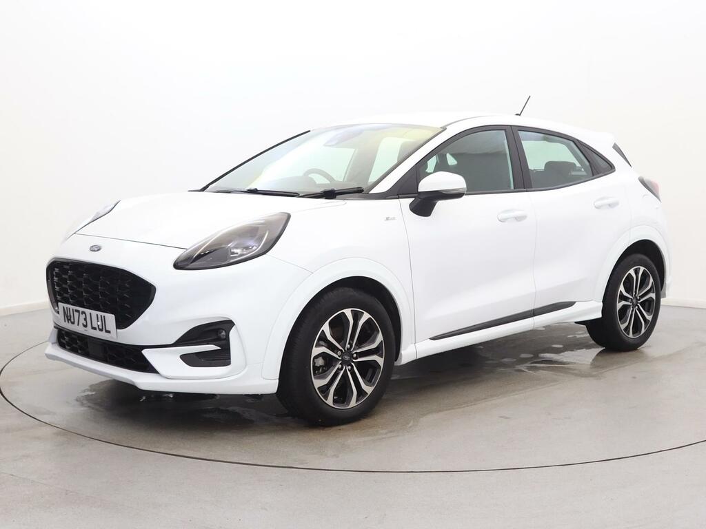 Ford Puma 1.0 Ecoboost Hybrid Mhev St-line NU73LUL White #3