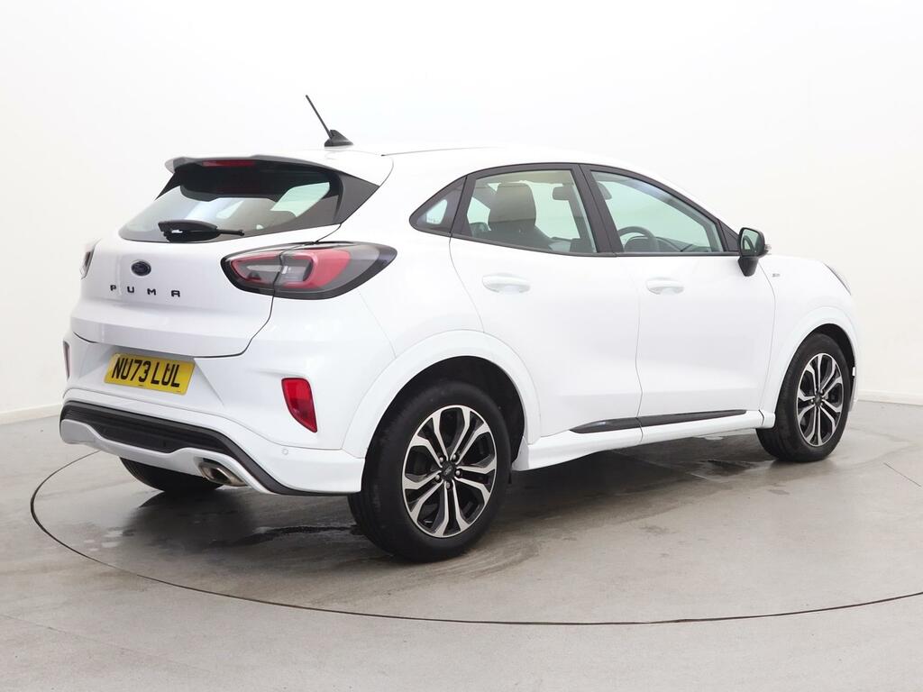 Ford Puma 1.0 Ecoboost Hybrid Mhev St-line NU73LUL White #5