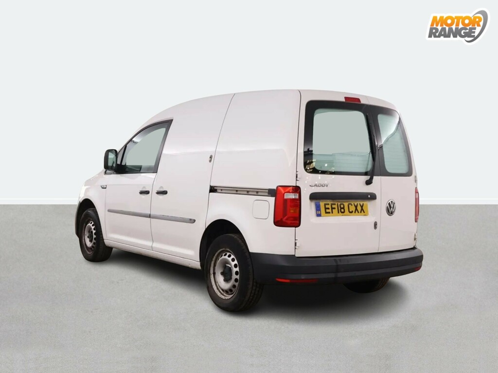 Volkswagen Caddy 2.0 Tdi Bmt 102Ps Startline Business Van EF18CXX White #3