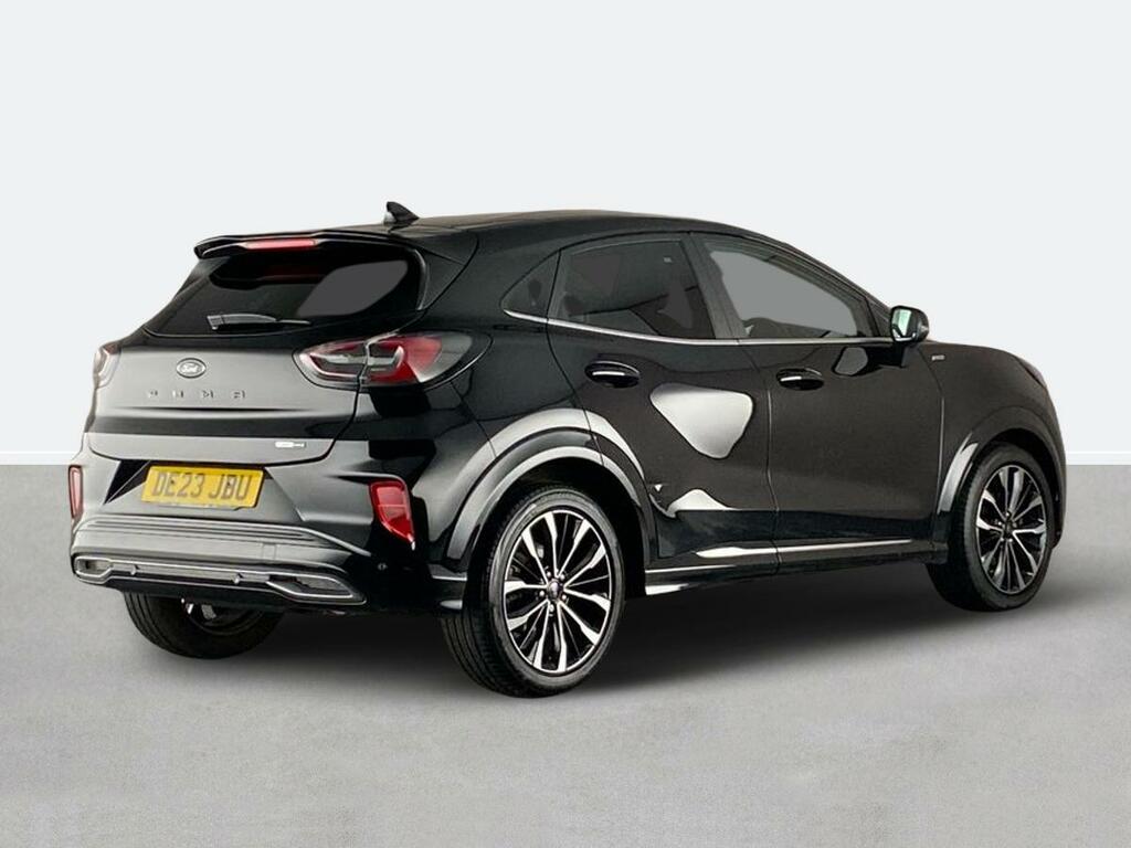 Ford Puma 1.0 Ecoboost Hybr Mhev 155 St-line Vignale Dct DE23JBU Black #3