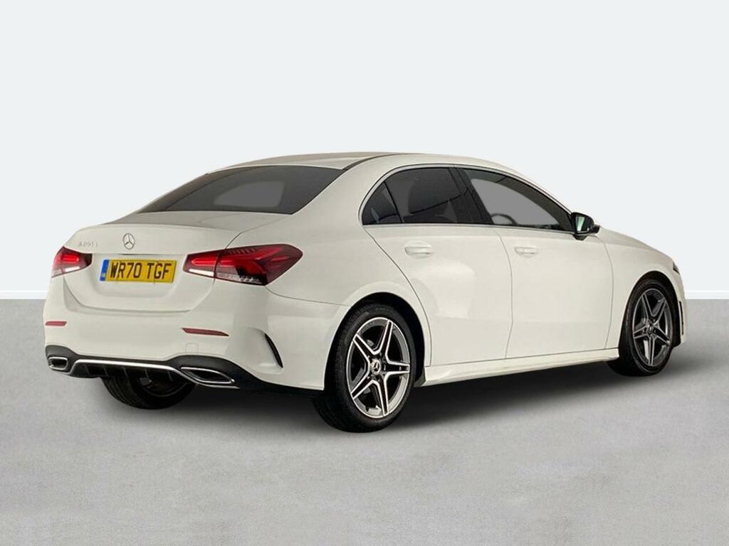 Mercedes-Benz A Class A200d Amg Line WR70TGF White #3