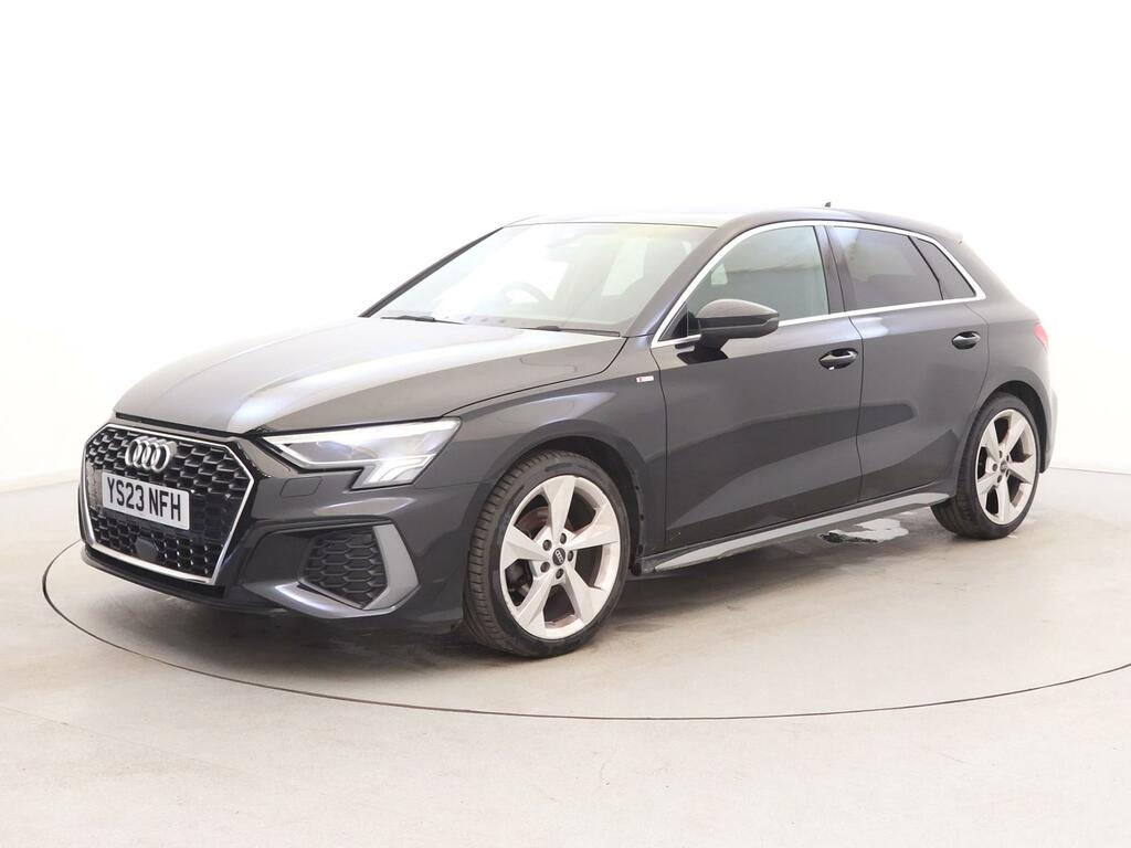 Audi A3 30 Tfsi S Line Tech Pack Pro YS23NFH Black #3