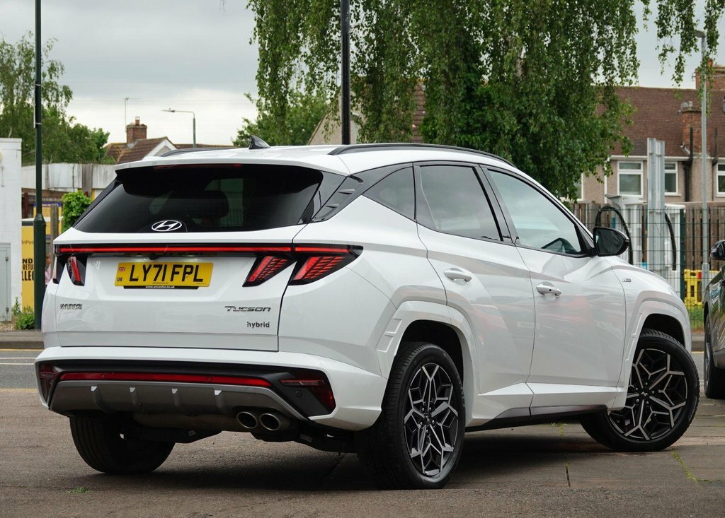 Hyundai Tucson 1.6 H T-gdi N Line Suv Hybrid Euro LY71FPL White #4