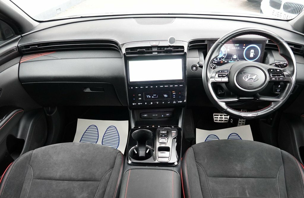 Hyundai Tucson 1.6 H T-gdi N Line Suv Hybrid Euro LY71FPL White #5