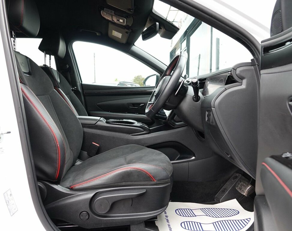 Hyundai Tucson 1.6 H T-gdi N Line Suv Hybrid Euro LY71FPL White #6