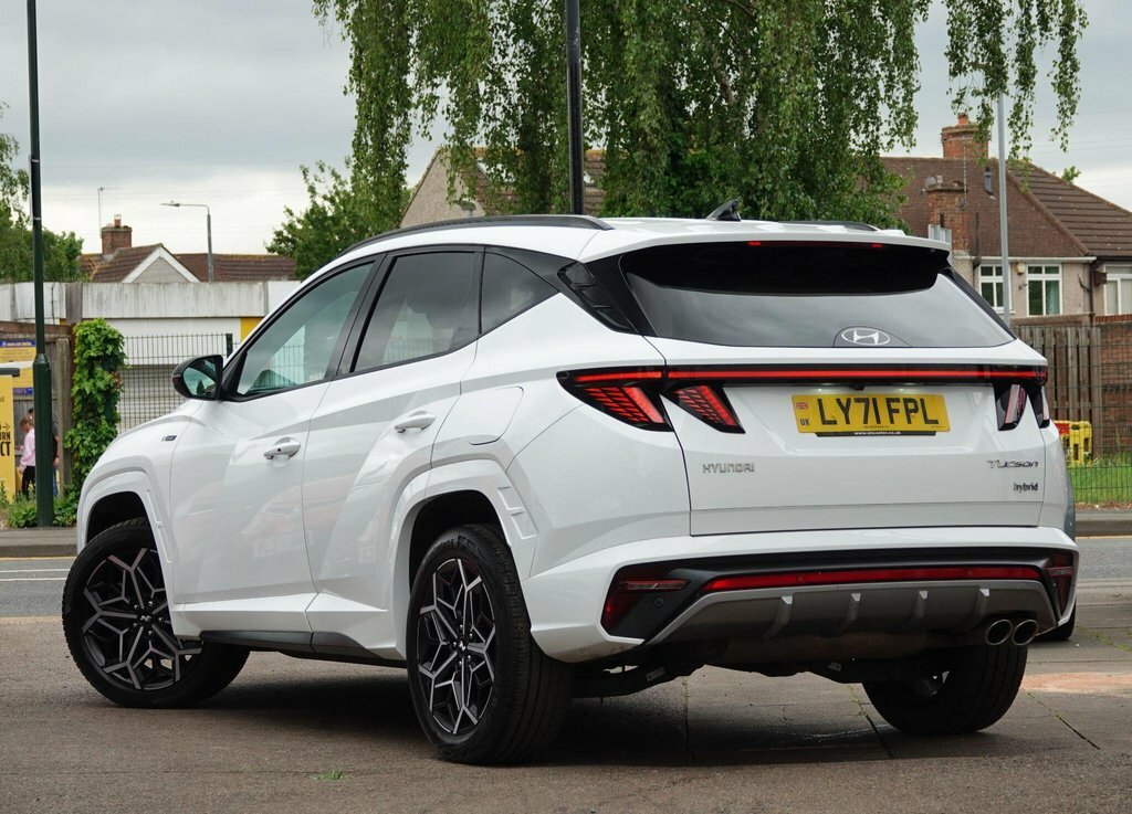 Hyundai Tucson 1.6 H T-gdi N Line Suv Hybrid Euro LY71FPL White #3