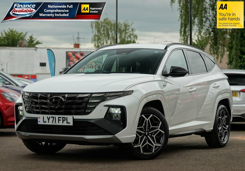 Hyundai Tucson 1.6 H T-gdi N Line Suv Hybrid Euro White