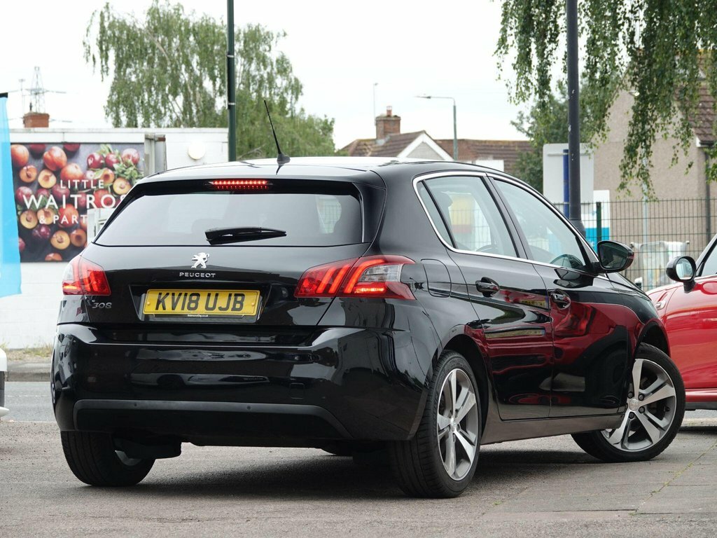 Peugeot 308 1.2 Puretech Gpf Allure Hatchback Manua KV18UJB Black #4