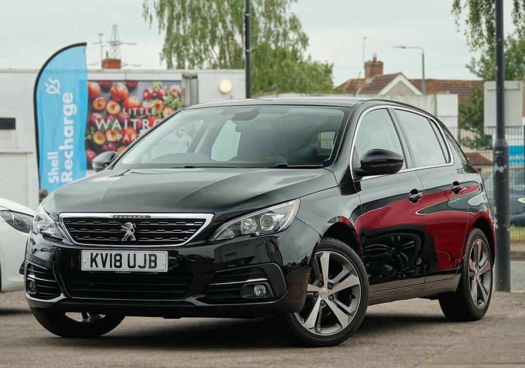 Peugeot 308 1.2 Puretech Gpf Allure Hatchback Manua KV18UJB Black #2