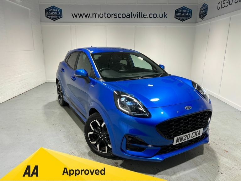 Ford Puma 1.0 Turbo Ecoboost 155Ps Hybrid Mhev St-line X 5 Blue