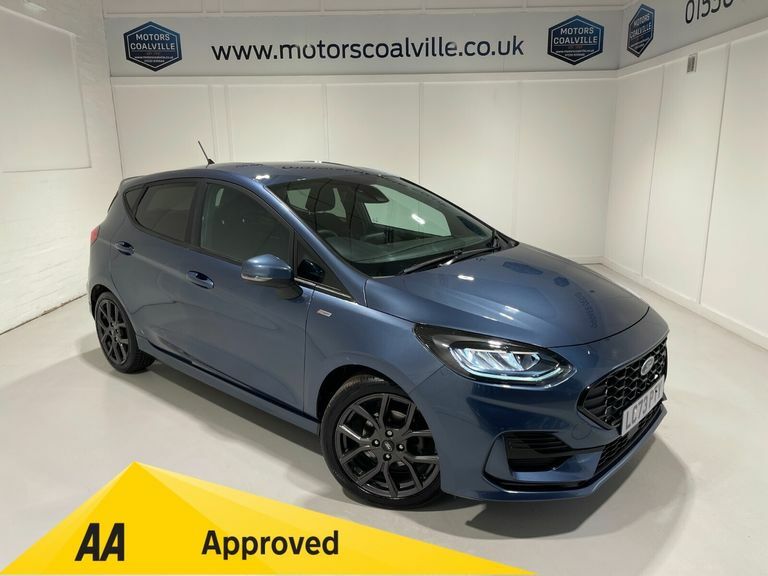 Ford Fiesta 1.0 Turbo Ecoboost 125Ps Mhev 6 Spd St-line Blue
