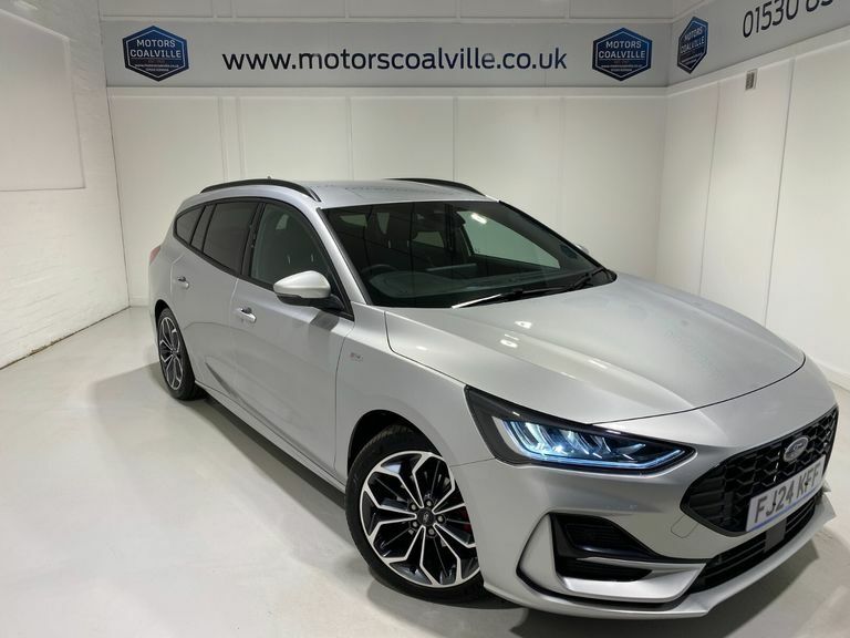 Ford Focus 1.0 Turbo Ecoboost 155Ps Mhev 8 Spd St Silver