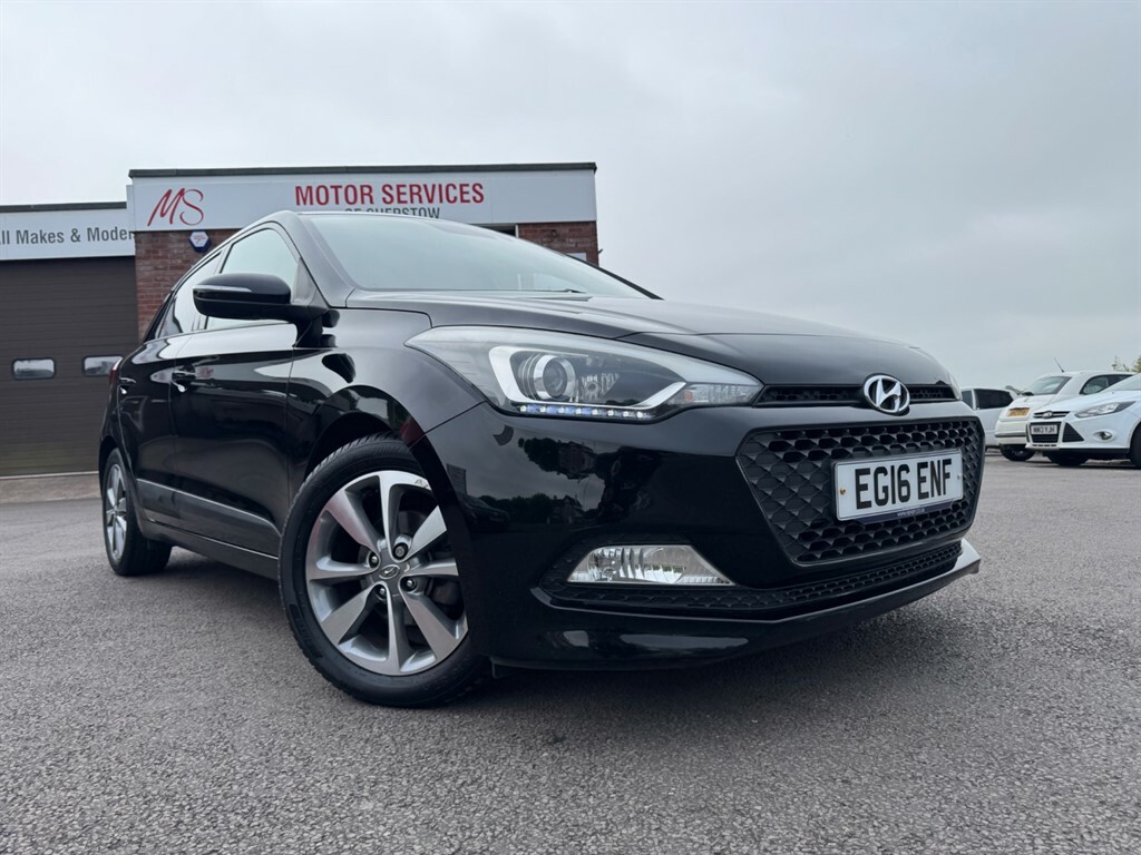 Hyundai I20 Mpi Premium Blue Drive Black