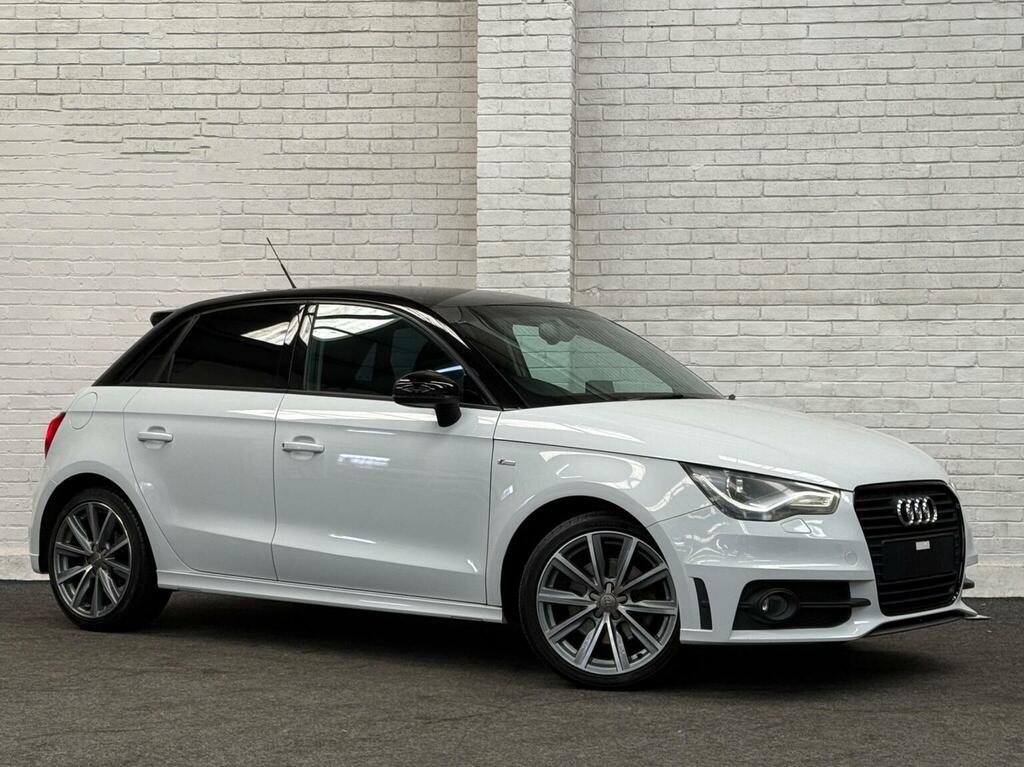 Audi A1 Hatchback 1.4 Tfsi S Line Sportback S Tronic Euro TEMP584 White #4