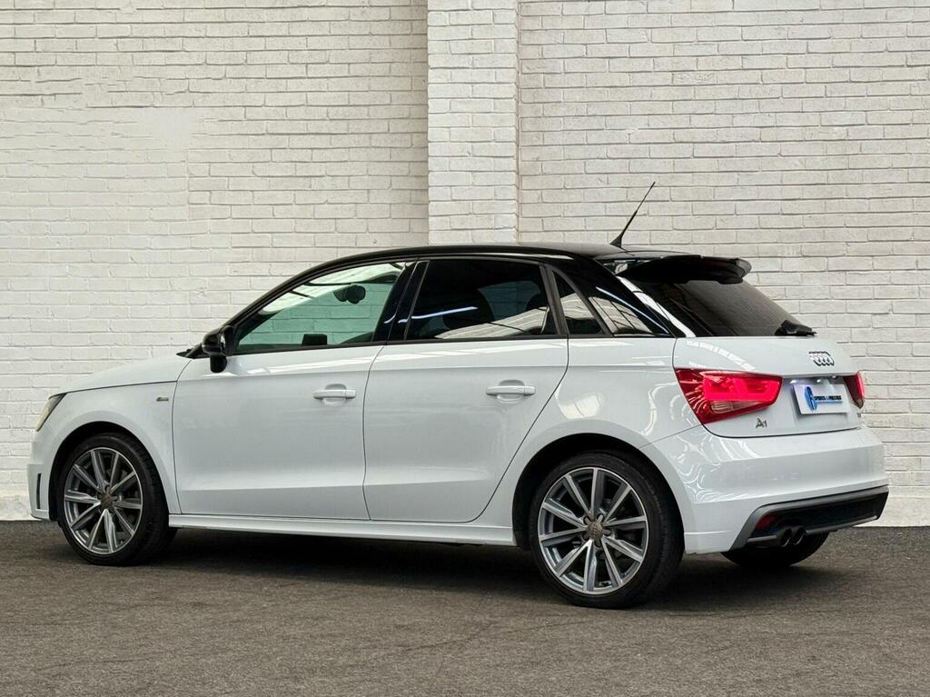 Audi A1 Hatchback 1.4 Tfsi S Line Sportback S Tronic Euro TEMP584 White #5