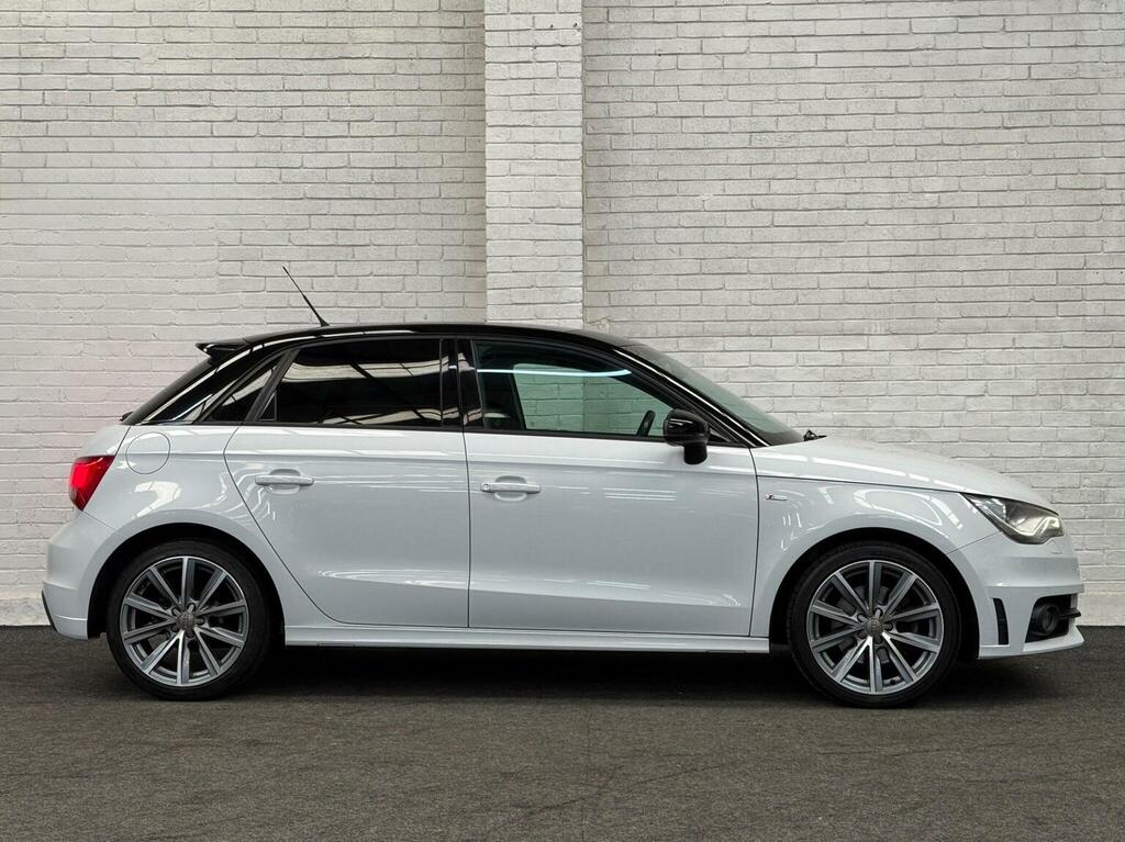Audi A1 Hatchback 1.4 Tfsi S Line Sportback S Tronic Euro TEMP584 White #6