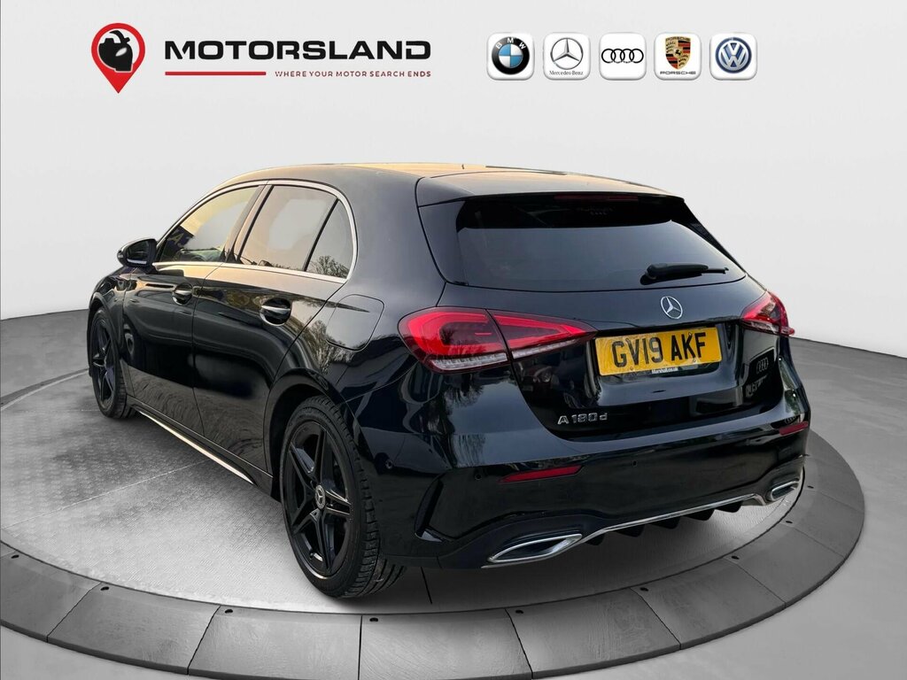 Mercedes-Benz A Class 1.5 A180d Amg Line Executive 7G-dct Euro 6 Ss GV19AKF Black #6