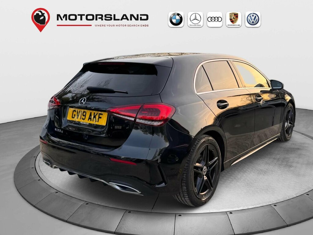 Mercedes-Benz A Class 1.5 A180d Amg Line Executive 7G-dct Euro 6 Ss GV19AKF Black #4