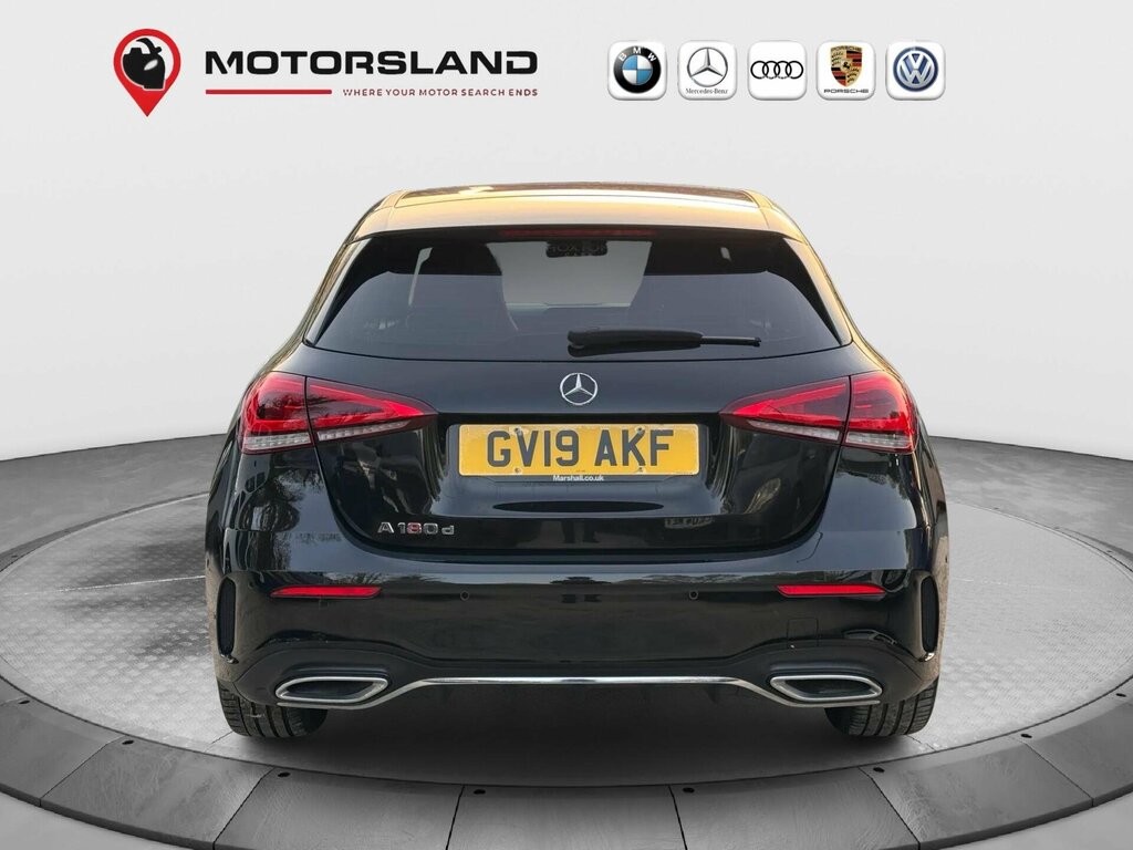 Mercedes-Benz A Class 1.5 A180d Amg Line Executive 7G-dct Euro 6 Ss GV19AKF Black #5