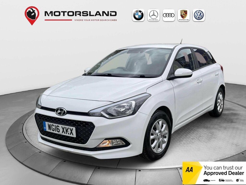 Hyundai I20 1.2 Blue Drive Se Euro 6 Ss WG16XKX White #3