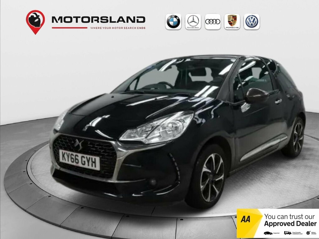 DS DS 3 1.2 Puretech Elegance Euro 6 Ss KY66GYH Black #2