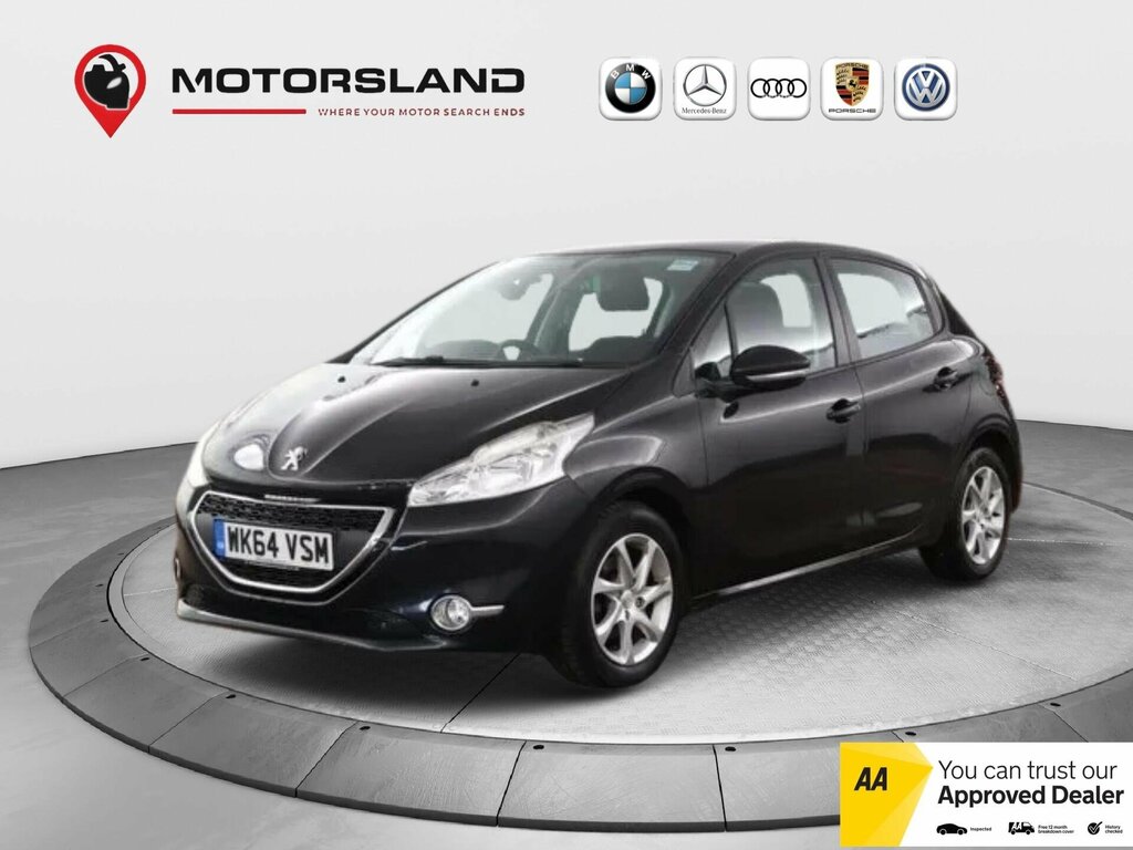 Peugeot 208 1.2 Vti Puretech Active Euro 5 WK64VSM Black #2