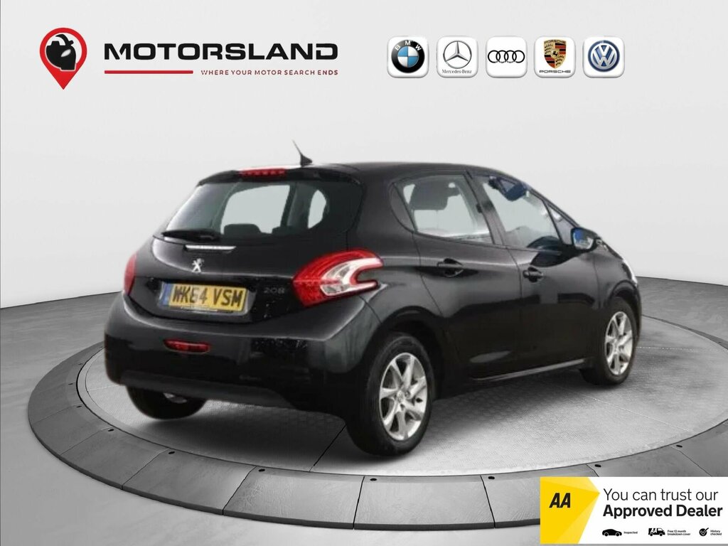 Peugeot 208 1.2 Vti Puretech Active Euro 5 WK64VSM Black #4