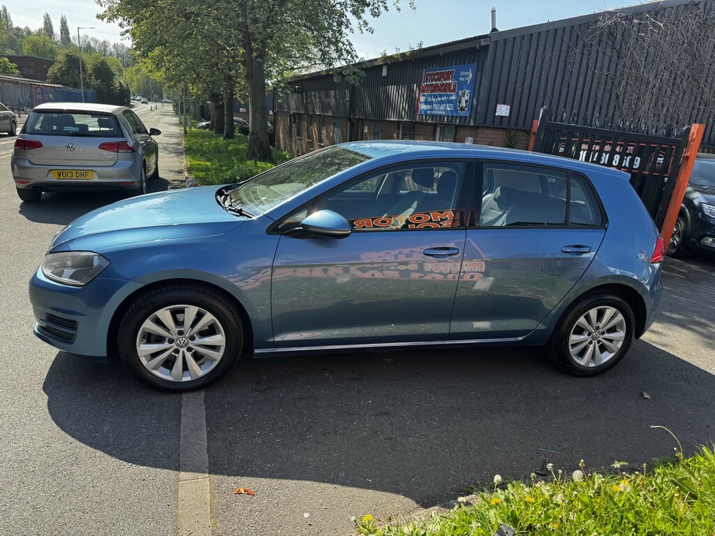 Volkswagen Golf Hatchback 1.6 Tdi Bluemotion Tech Se 201313 PK13DDV Blue #6