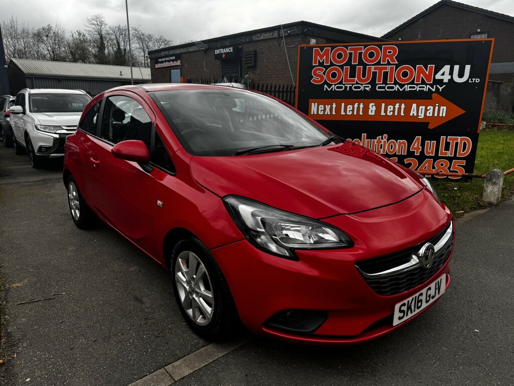 Vauxhall Corsa Hatchback 1.4 I Ecoflex Design 201616 Red