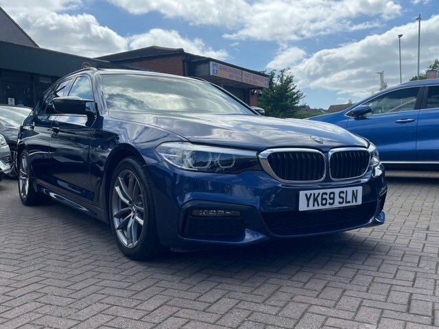 BMW 5 Series 2020 2.0 520D M Sport Touring Xdri Blue #6