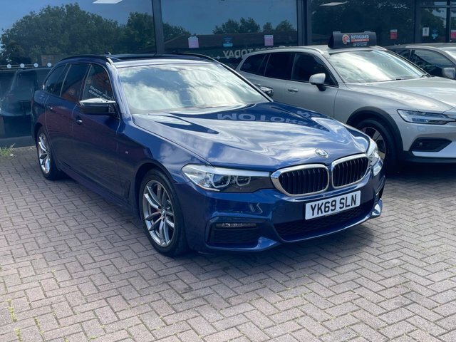 BMW 5 Series 2020 2.0 520D M Sport Touring Xdri Blue #5