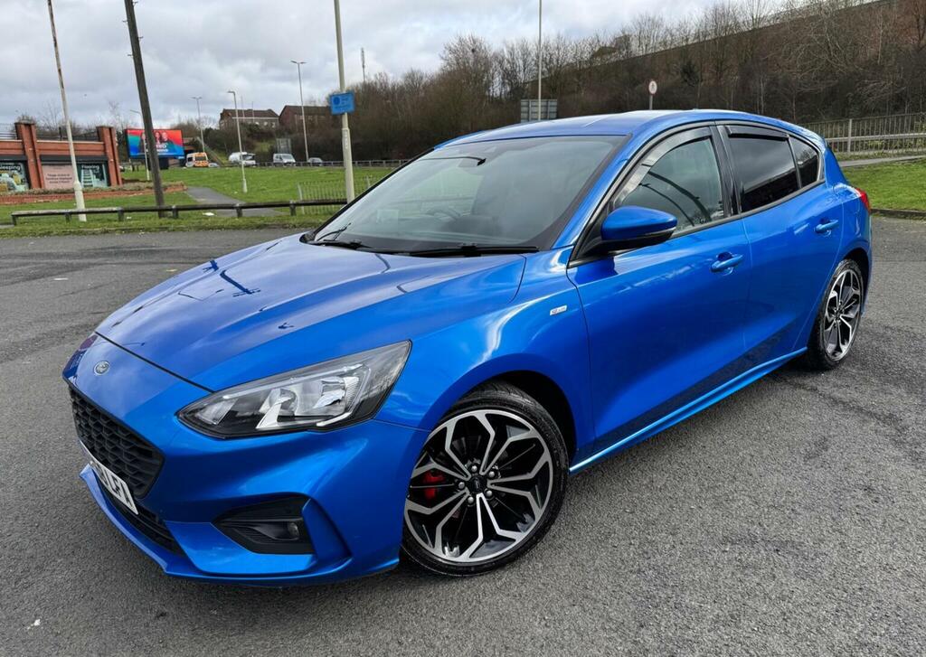 Ford Focus Hatchback 1.0T Ecoboost St-line X Euro 6 Ss EY68LFA Blue #3