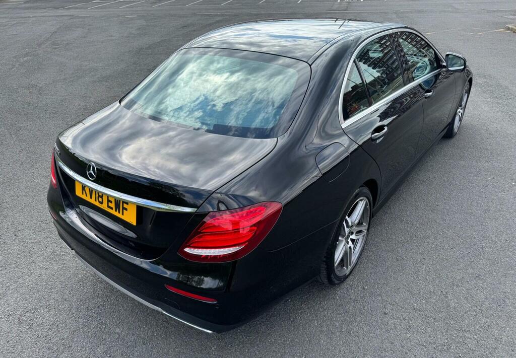 Mercedes-Benz E Class Saloon 2.0 E220d Amg Line G-tronic Euro 6 Ss 4 KV18EWF Black #4