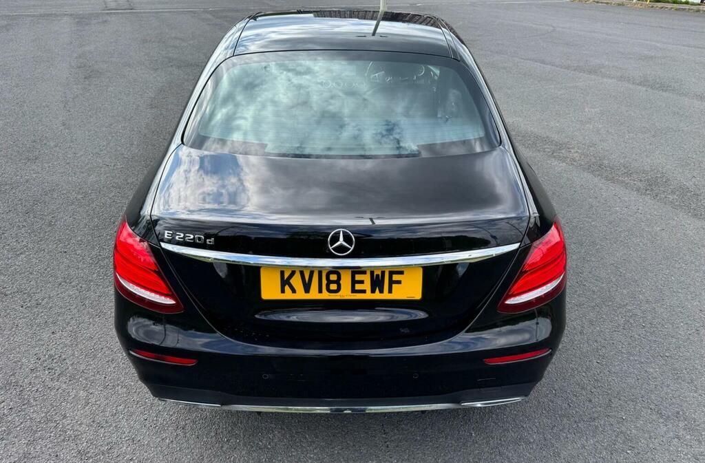 Mercedes-Benz E Class Saloon 2.0 E220d Amg Line G-tronic Euro 6 Ss 4 KV18EWF Black #6