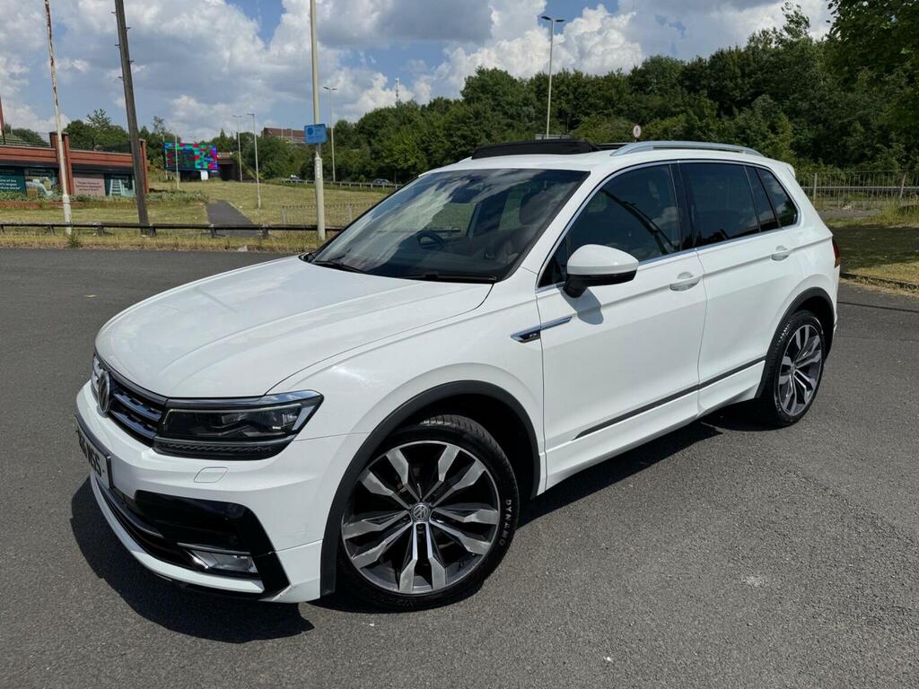Volkswagen Tiguan Suv 2.0 Tdi Bluemotion Tech R-line Dsg 4Motion Eur R66NSS White #3