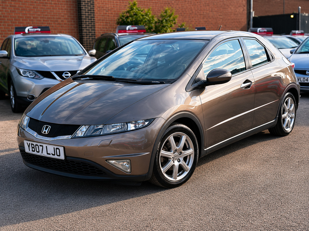 Honda Civic Hatchback 2.2 I-ctdi Ex 200707 Grey #3