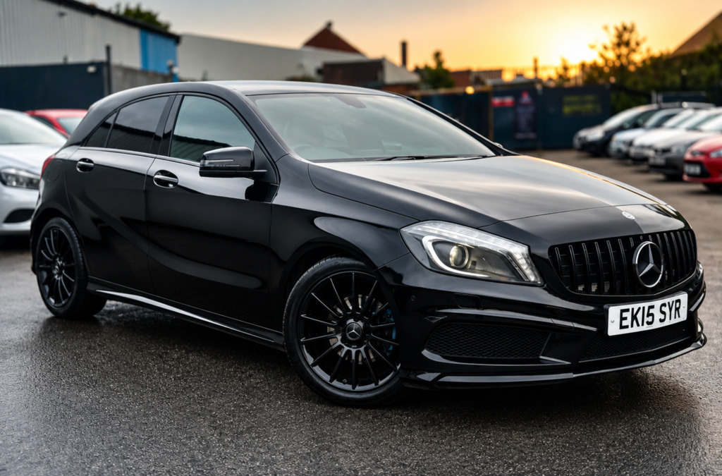Mercedes-Benz A Class Hatchback 1.6 A200 Amg Sport Euro 6 Ss 201 Black