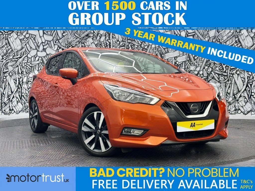 Nissan Micra 1L Tekna Orange