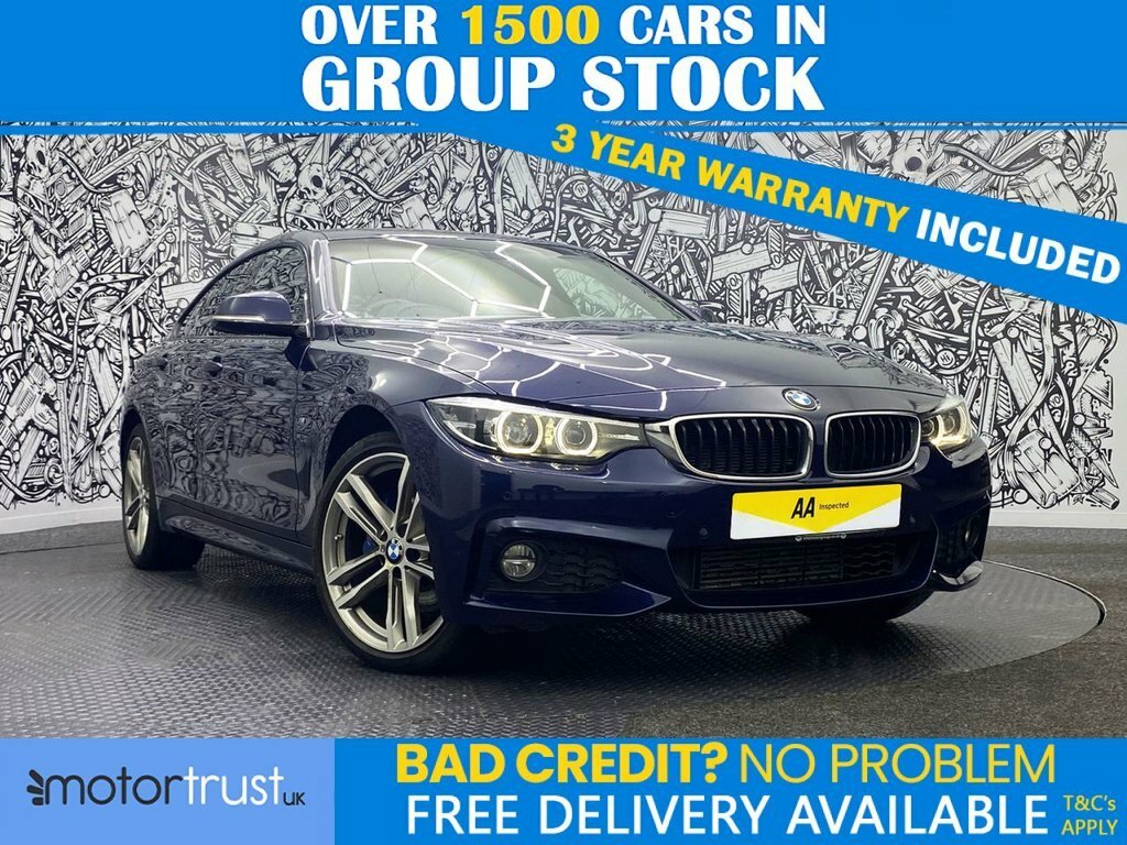 BMW 4 Series Gran Coupe 2L M Sport Blue