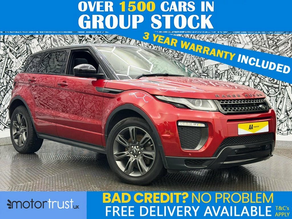 Land Rover Range Rover Evoque 2L Landmark YE68JVB Red